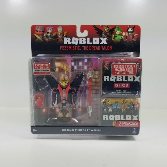 ROBLOX: PEZSMISTIC, THE DREAD TALON ACTION FIGURE! NEW! (SERIES 8) JAZWARES - Picture 3 of 12
